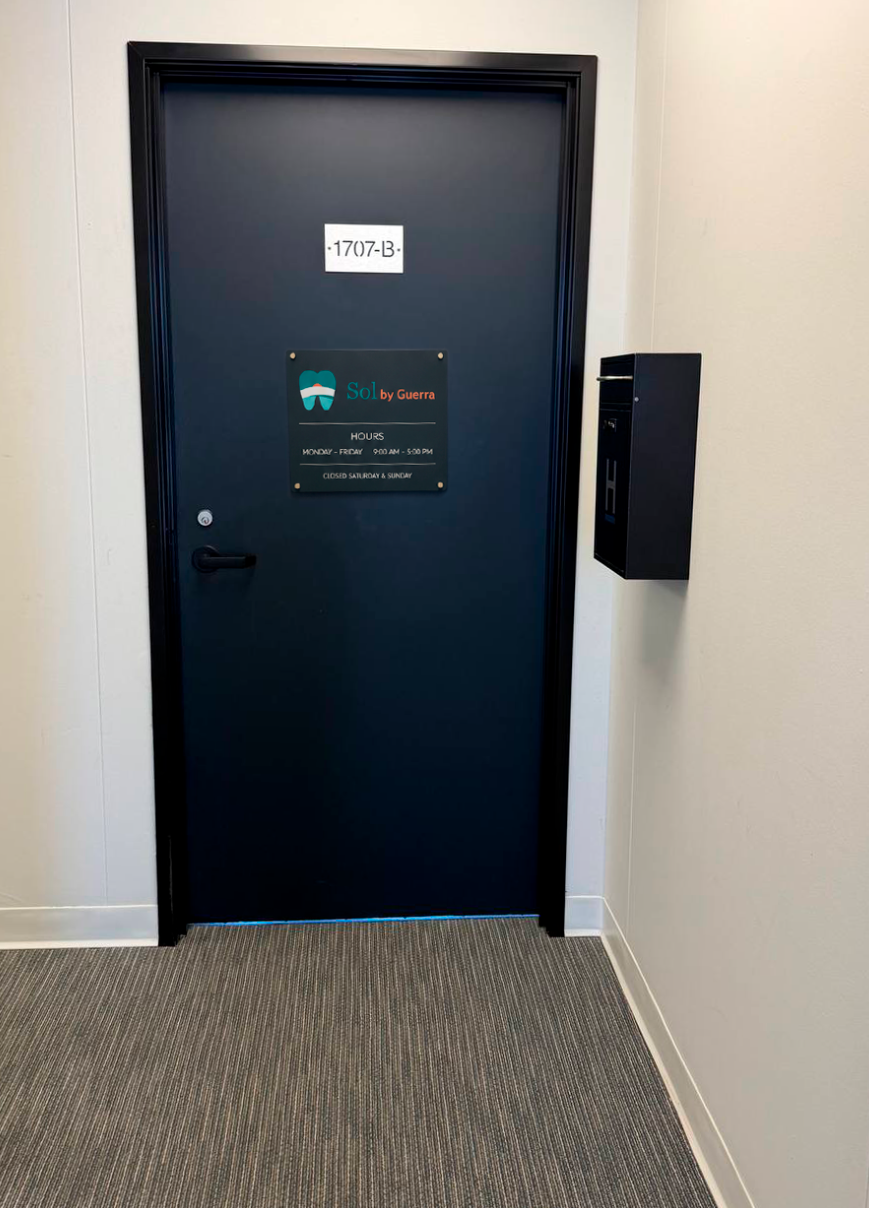Exterior entrance of Sol by Guerra